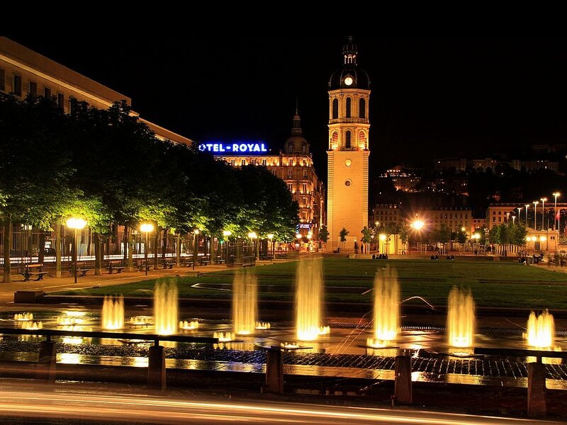Fountains and Clock Tower
