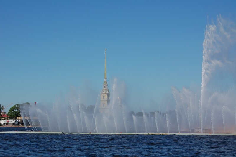 Fountains at Peter and Paul Fortress