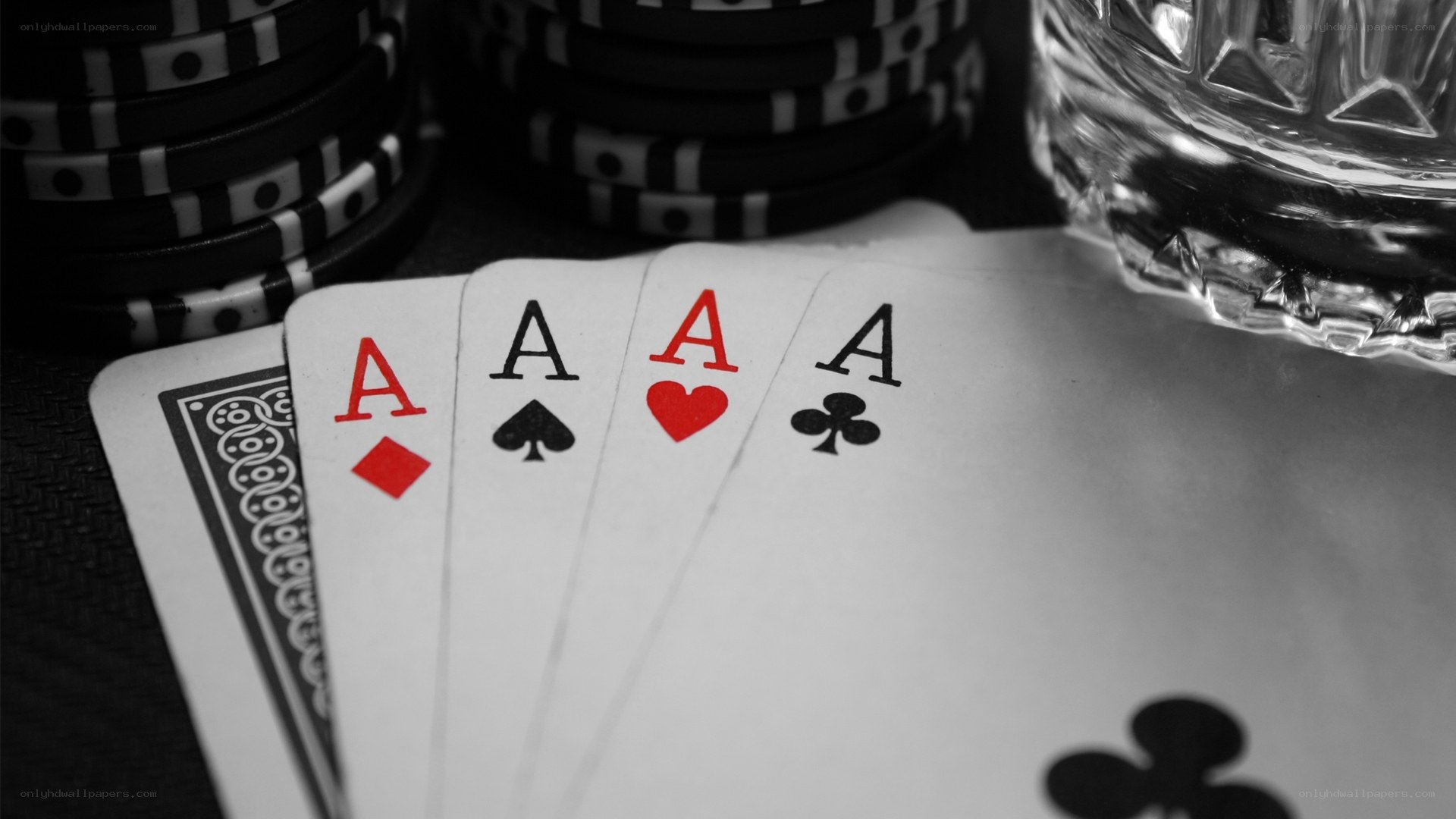 Four Aces Poker Hand