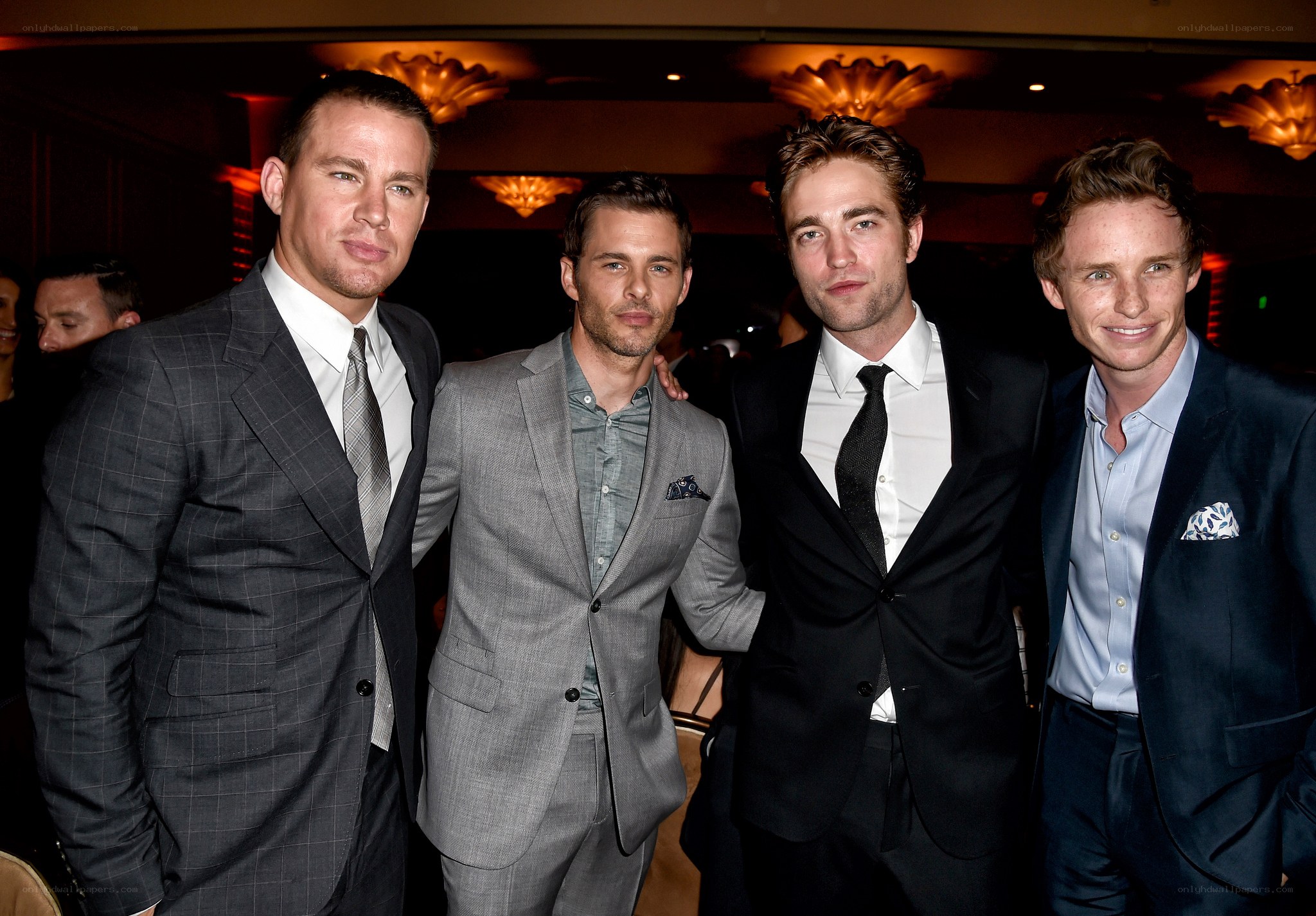 four actors at an event