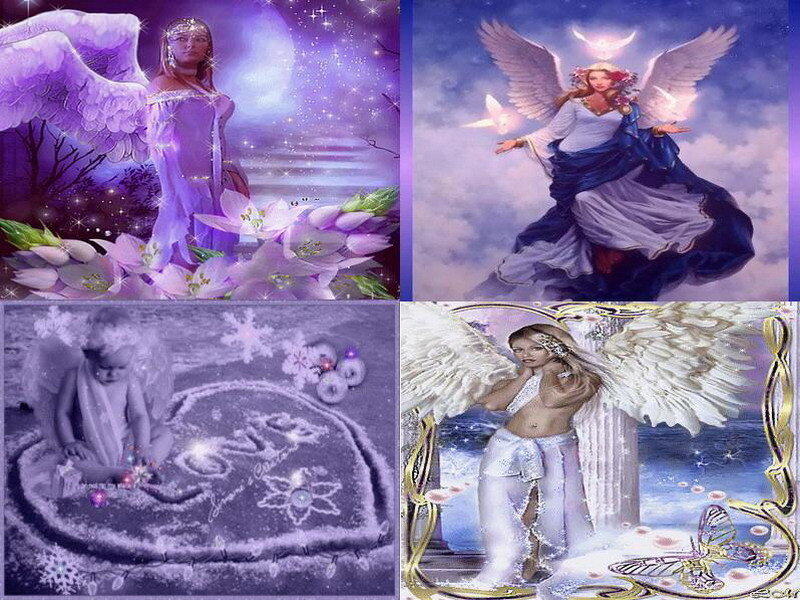 Four angelic artworks