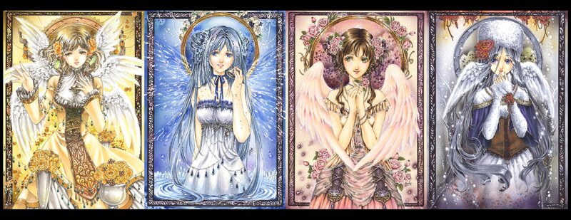 Four Angelic Figures