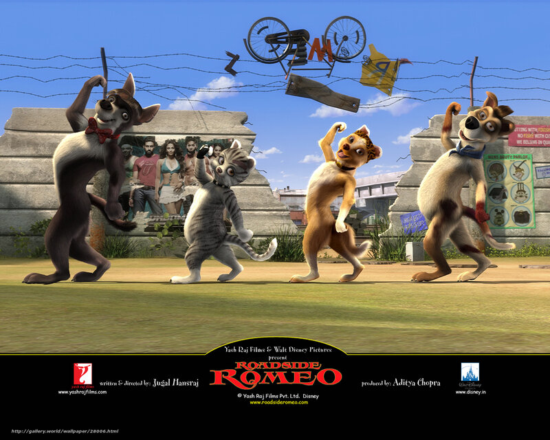 Four Animated Animals Dancing