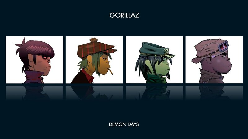 Four Animated Characters — Dark Blue