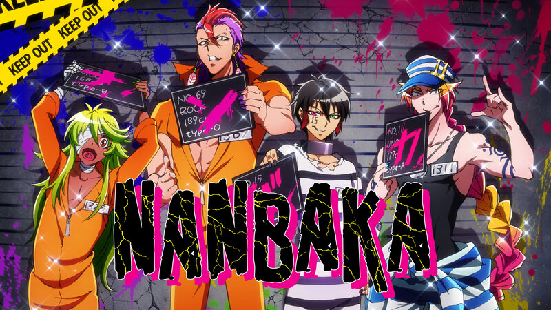 Four Anime Characters — Black, Energetic, Prison Uniforms