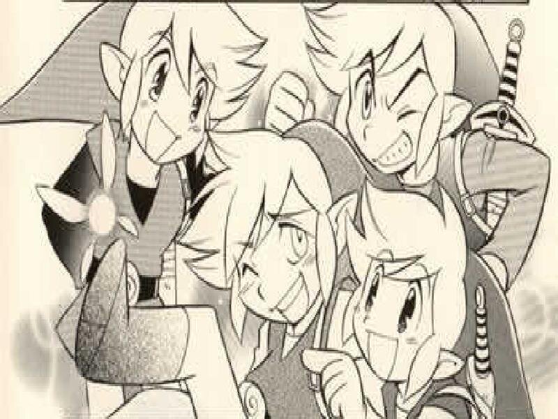 Four Anime Characters — Black, Energetic