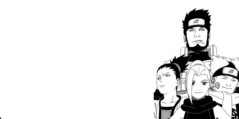 Four Anime Characters — Black, Neutral