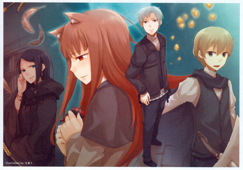 Four Anime Characters — Brown, Dramatic, Cat Ears