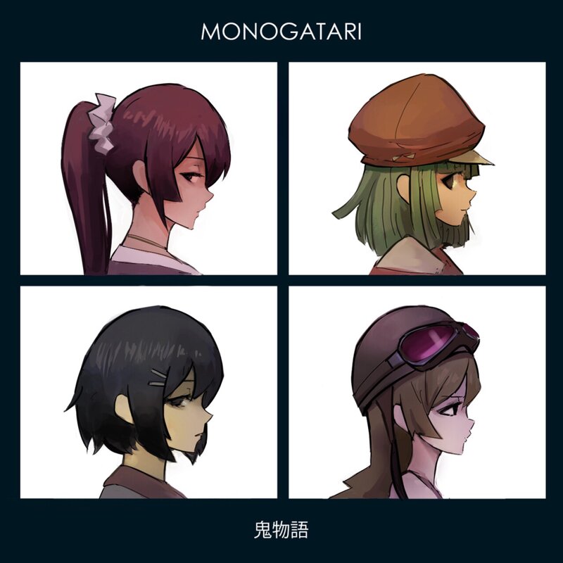 Four Anime Characters — Brown, Neutral, Hair