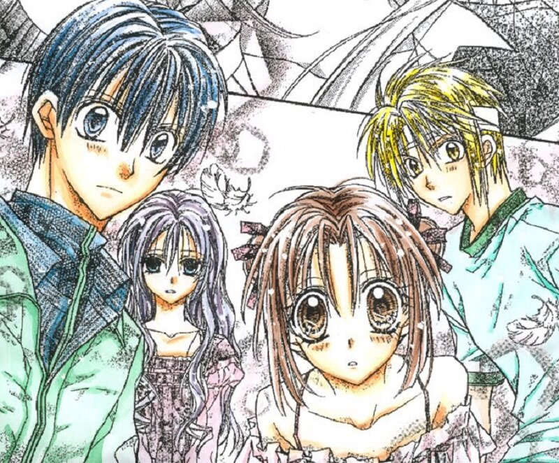 Four Anime Characters — Brown