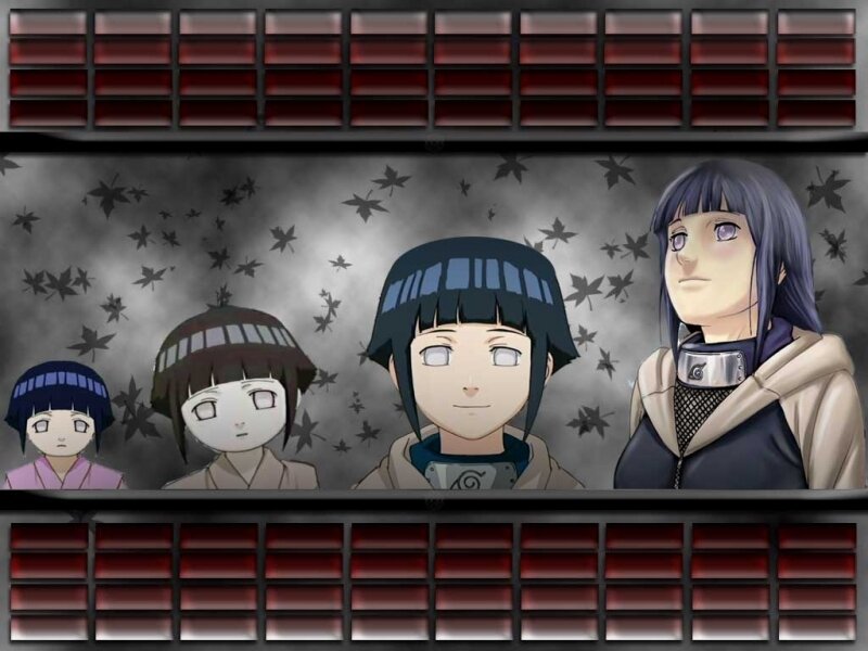 Four Anime Characters — Gray
