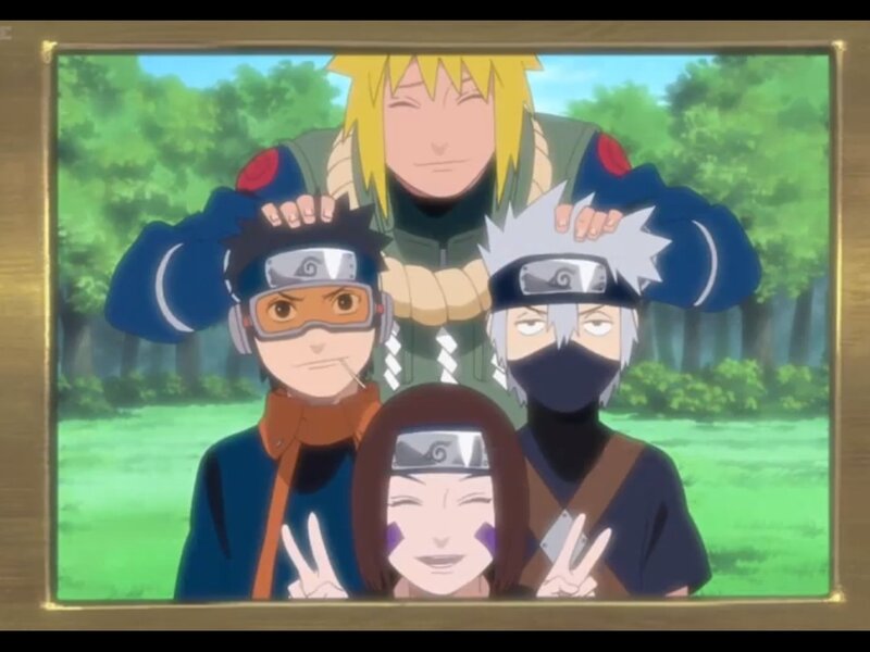 Four Anime Characters — Green, Calm, Afternoon, Forest