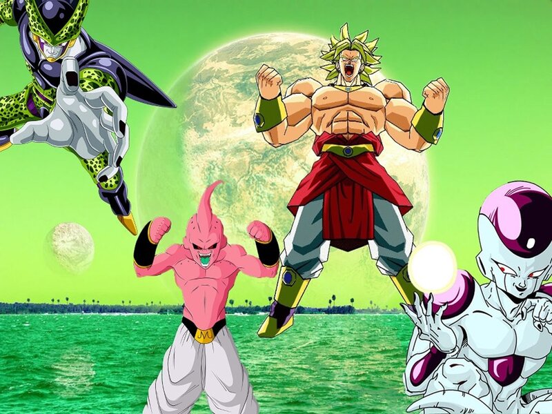 Four Anime Characters — Green, Dramatic, Planet