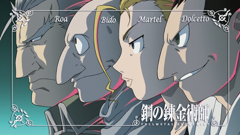 Four Anime Characters in Profile