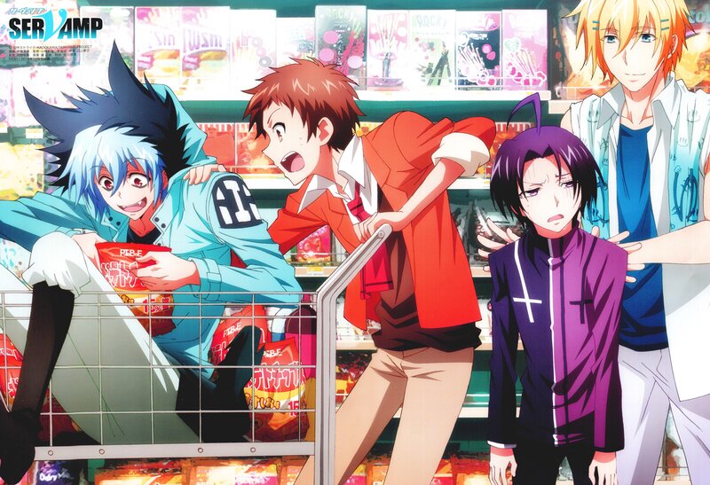 Four Anime Characters in Store