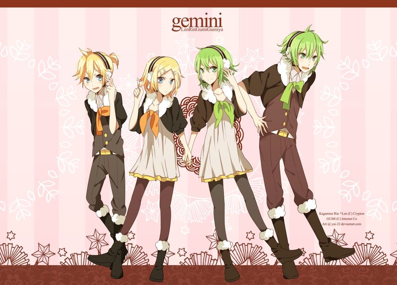 Four Anime Characters — Pink, Playful, Clothing