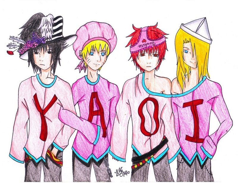 Four Anime Characters — Pink, Playful