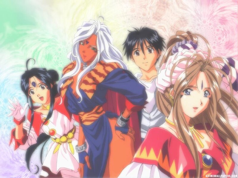 Four Anime Characters — Red, Dramatic, Anime Art
