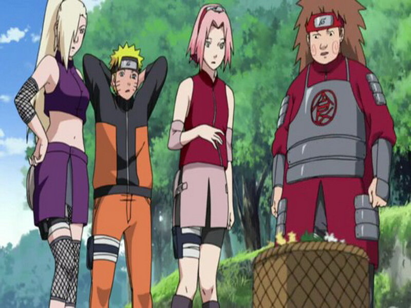 Four Anime Characters Standing — Green, Calm