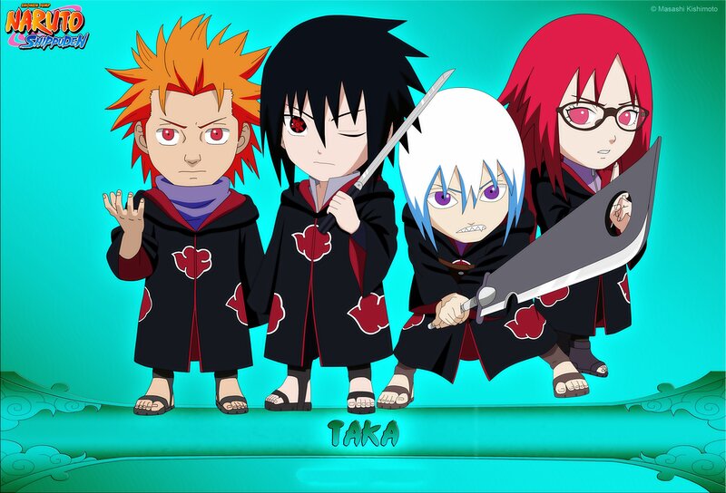 Four Anime Characters — Teal