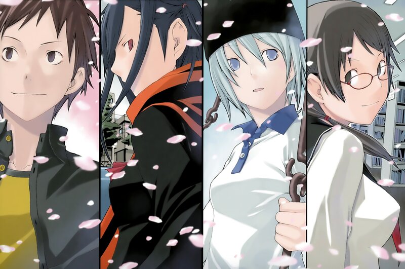 Four Anime Characters — White, Calm, Spring