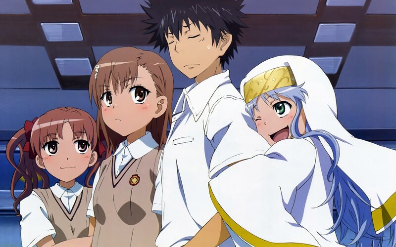 Four Anime Characters — White, Calm