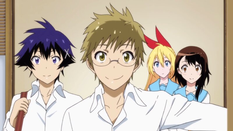 Four Anime Characters — White, Neutral