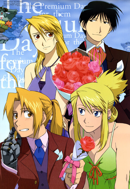 Four Anime Characters — Yellow, Calm