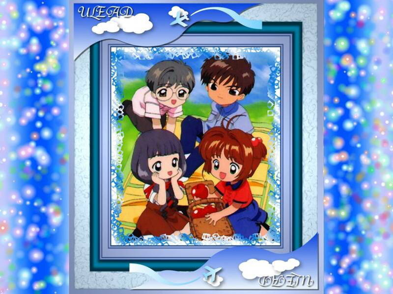 Four Anime Children