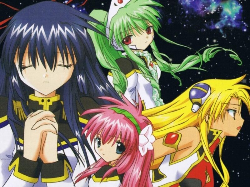 Four Anime Girls in Space