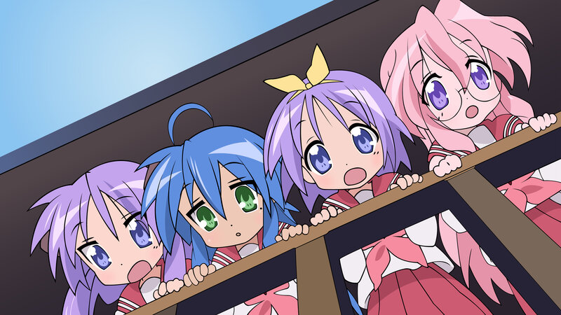 Four Anime Girls on Ride