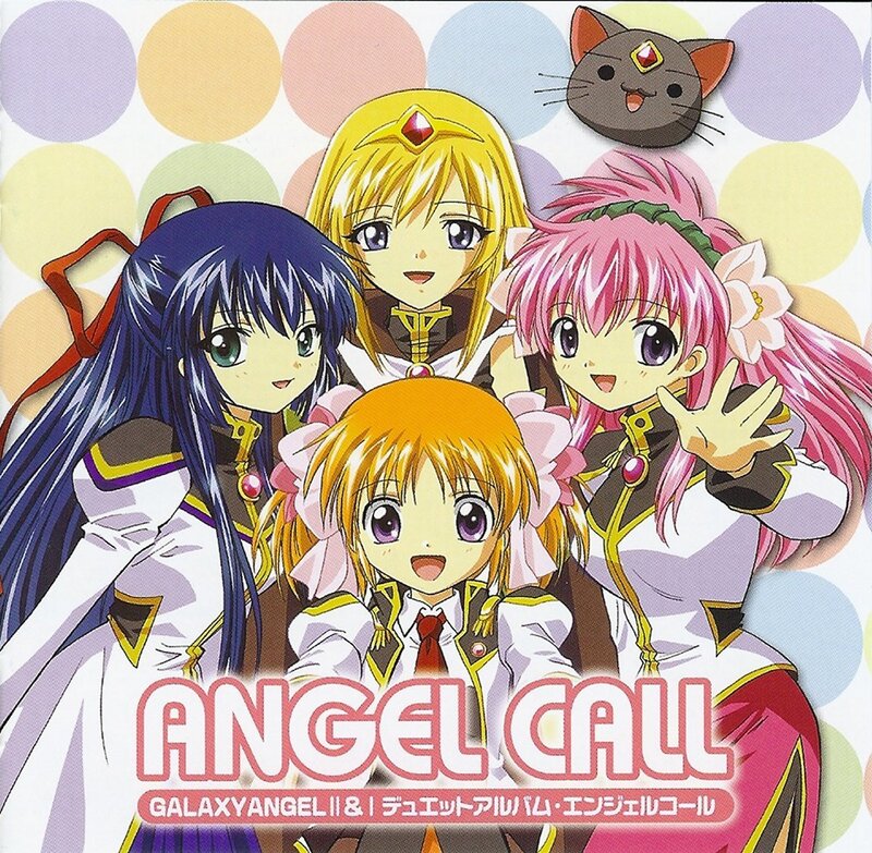 Four Anime Girls — Pink, Cheerful, Cat