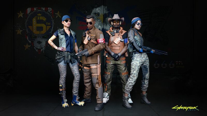 Four Armed Characters — Black, Dark, 3d Render