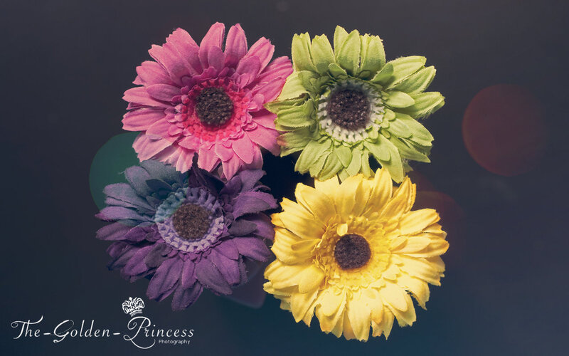 Four Artificial Flowers