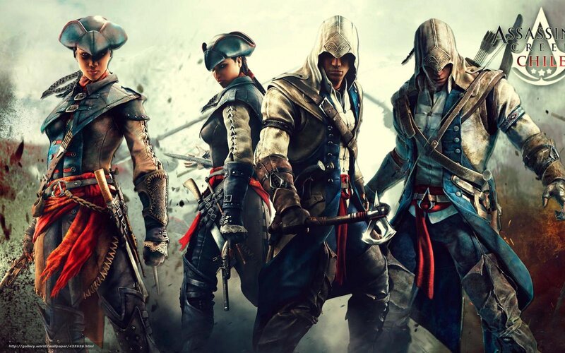 Four Assassins Standing — Gray