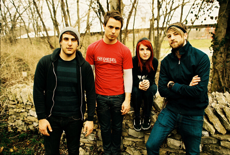 Four Band Members — Red, Serious