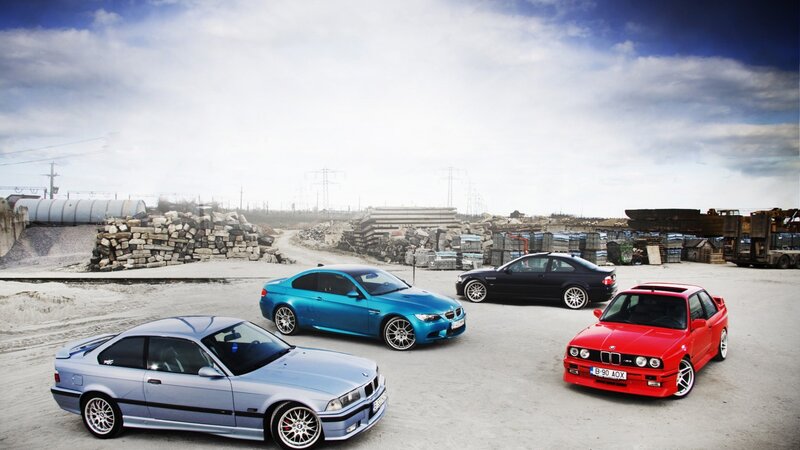 Four BMW Cars