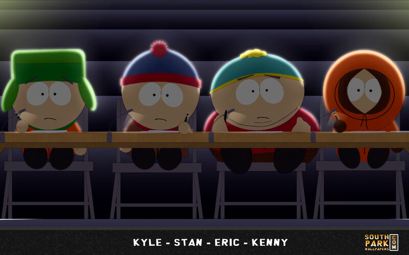 Four Boys at Desks