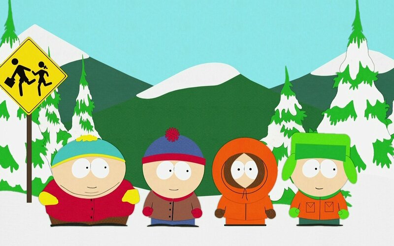 Four Boys in Winter Clothes — Green
