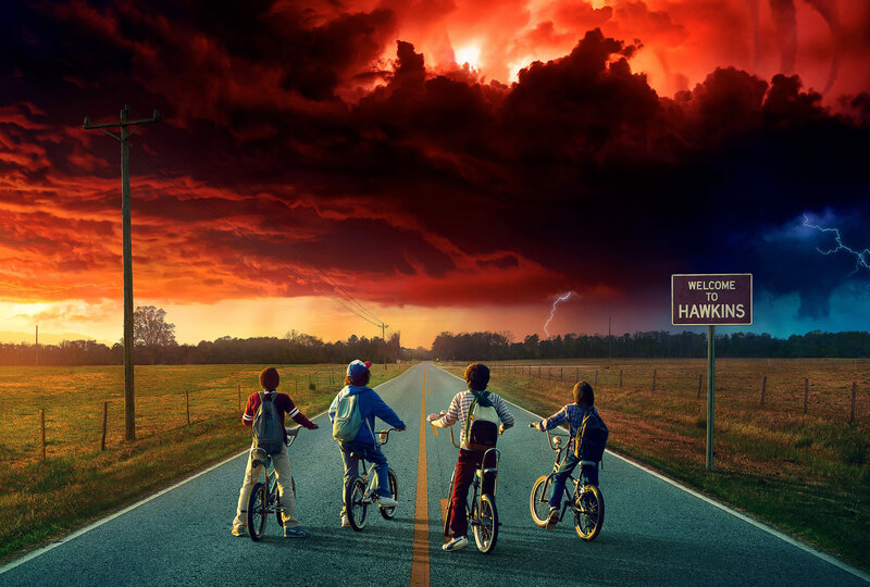 Four Boys on Bikes