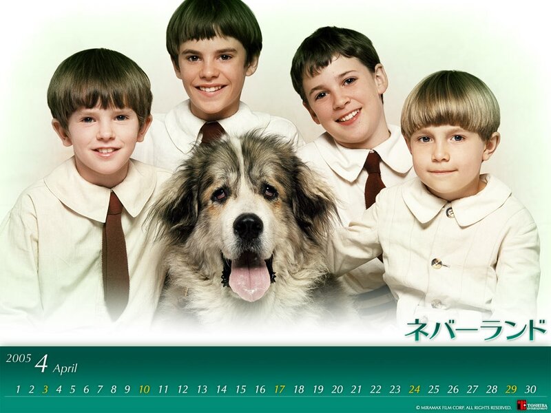 Four Boys with Dog