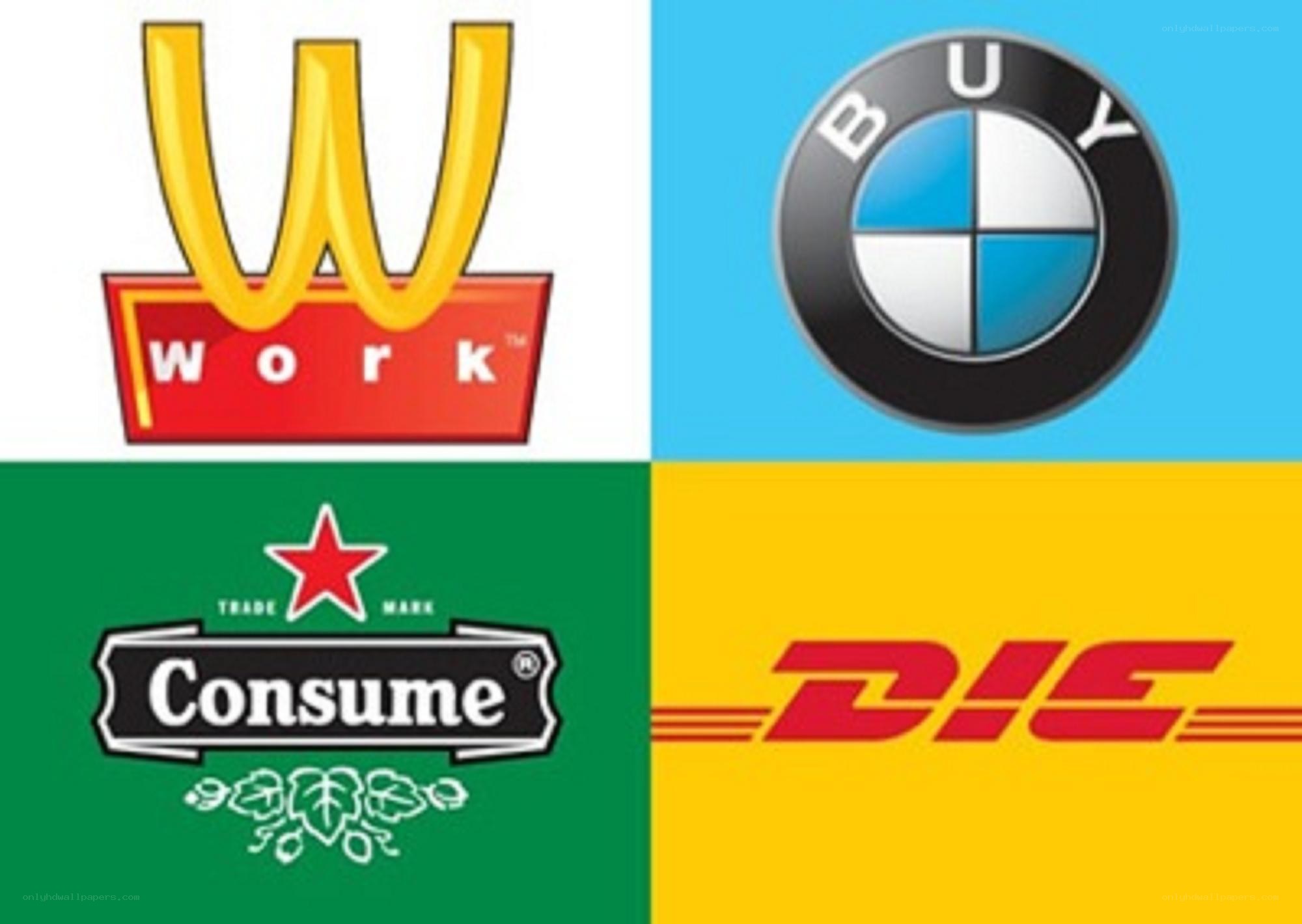 Four brand logos in a grid
