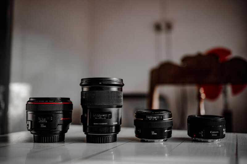 Four Camera Lenses