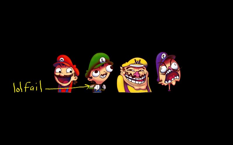 Four Cartoon Characters — Black, Humorous, Digital Art