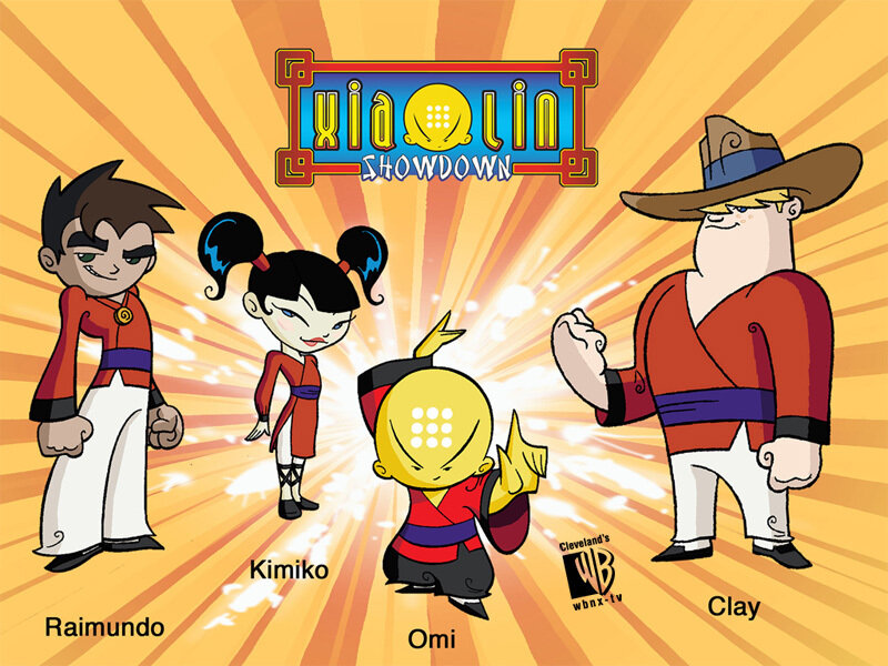 Four Cartoon Characters — Yellow