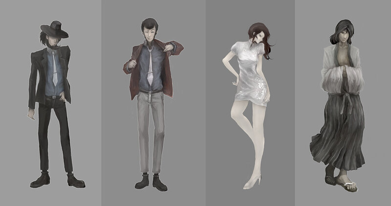 Four Character Designs