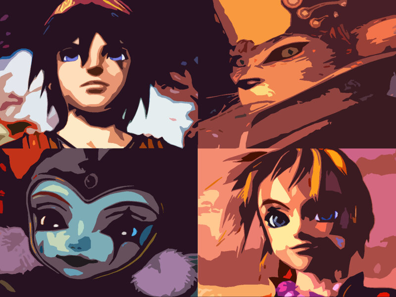 Four Character Portraits — Brown