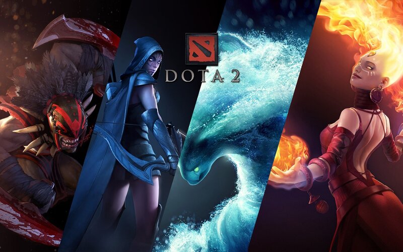 Four Characters from a Game — Blue, Dramatic