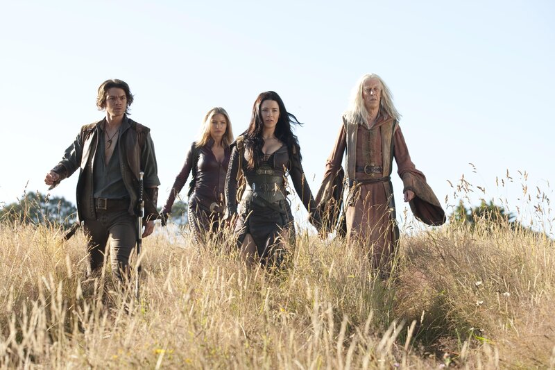 four characters in a field