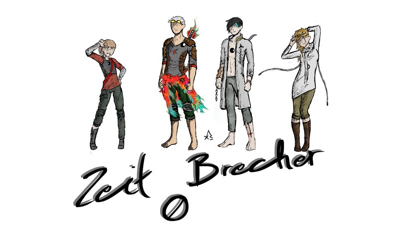 Four Characters in Artwork